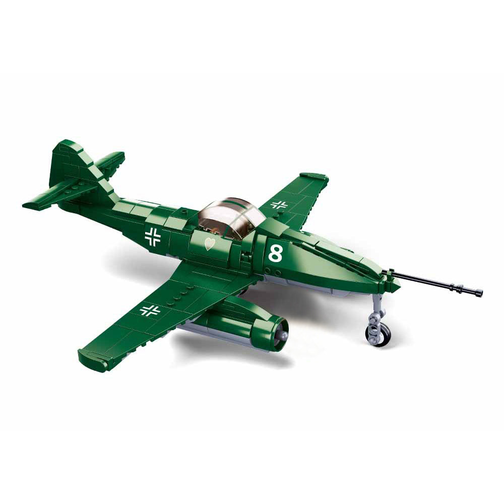 DAHONPA Military Series ME-262 Type Jet Army Fighter Building Blocks Set with 338 Pieces