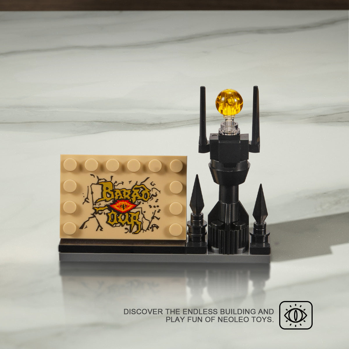 DAHONPA Grimoire Series Dark Tower Building Blocks Sets with 969 Pieces