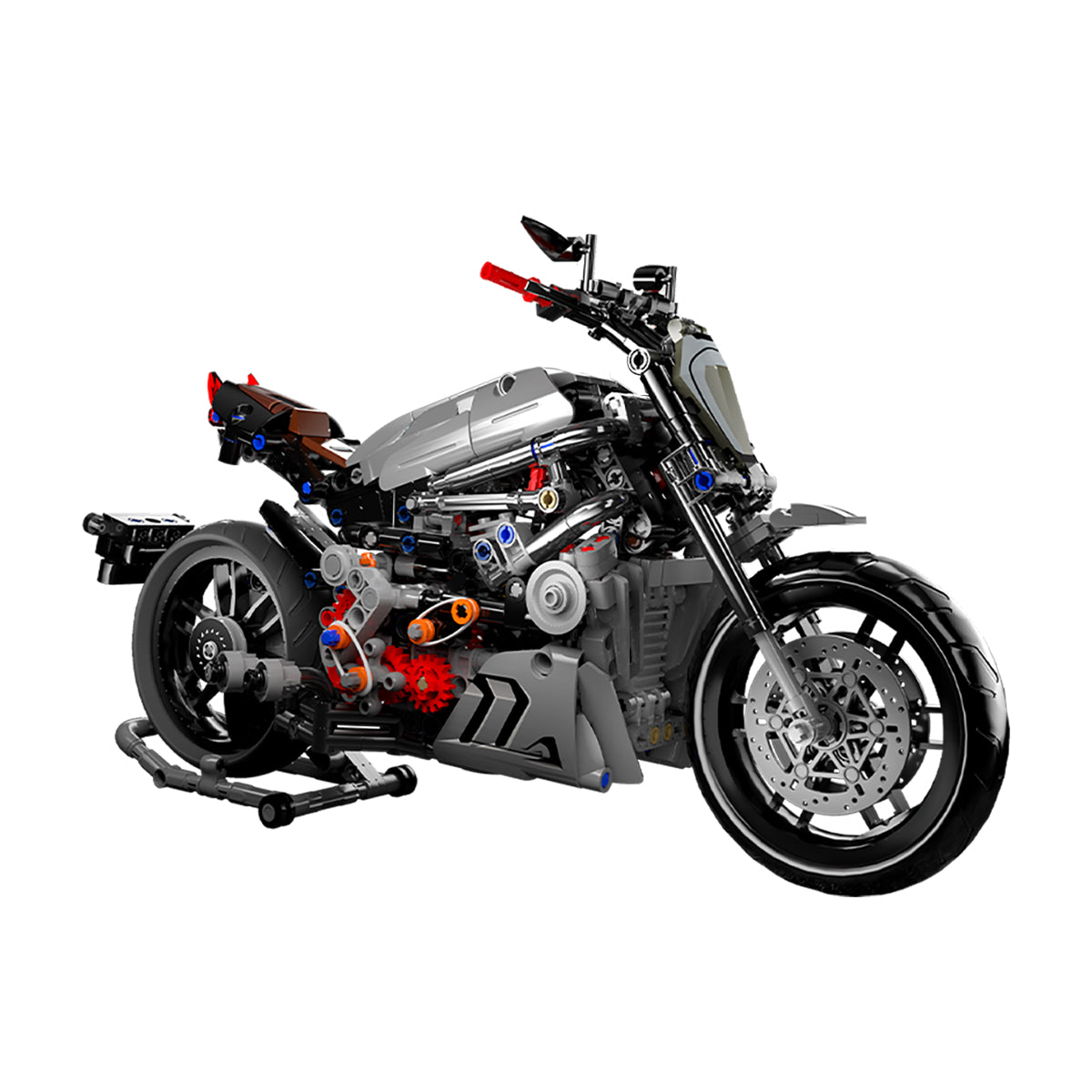 DAHONPA Motorcycle Building Blocks Set, 827 Pieces Bricks, Collectible Building Kit for Kids or Adults