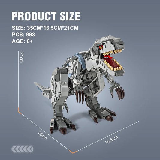DAHONPA Dinosaur Series Tyrannosaurus Model Building Block Set, with 993 Pieces, Building Blocks Toys Gifts for Kids and Adults DAHONPA