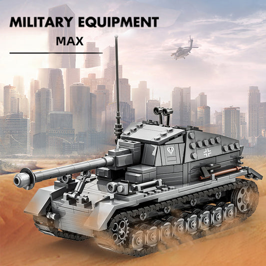 DAHONPA Dicker Max Tank Destroyer Building Blocks Set | Heavy Tank Model Kit