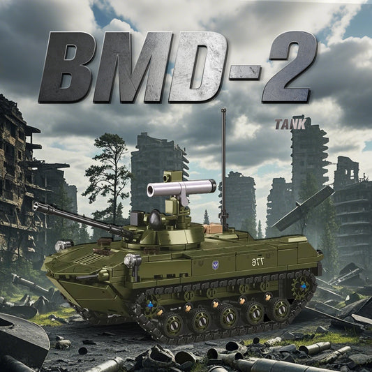 DAHONPA BMD-2 Military Tank Building Blocks Set | Armored Vehicle Kit