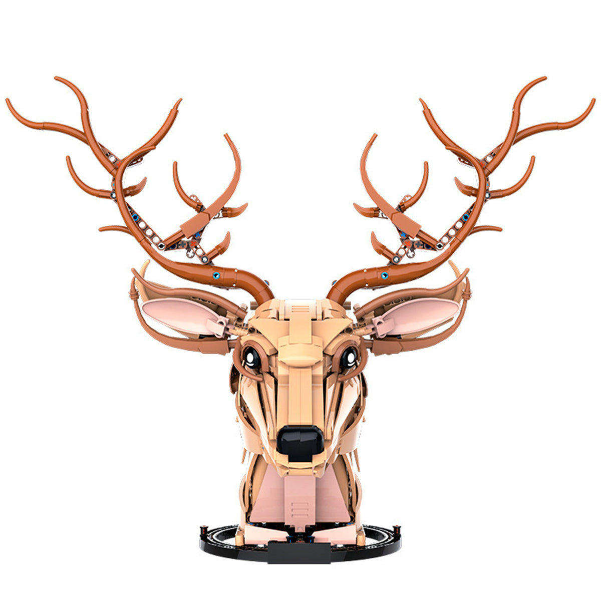 DAHONPA Deer Head Creative Decoration Series Animal Building Blocks Set(1070 PCS)Gift for Adults and Kids, Room Desk Decor or Wall Hanging