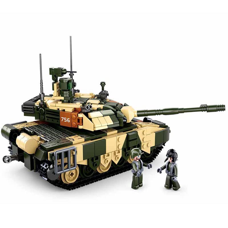 DAHONPA Military Series T-90MS Tank Army Building Block Set with 758 Pieces