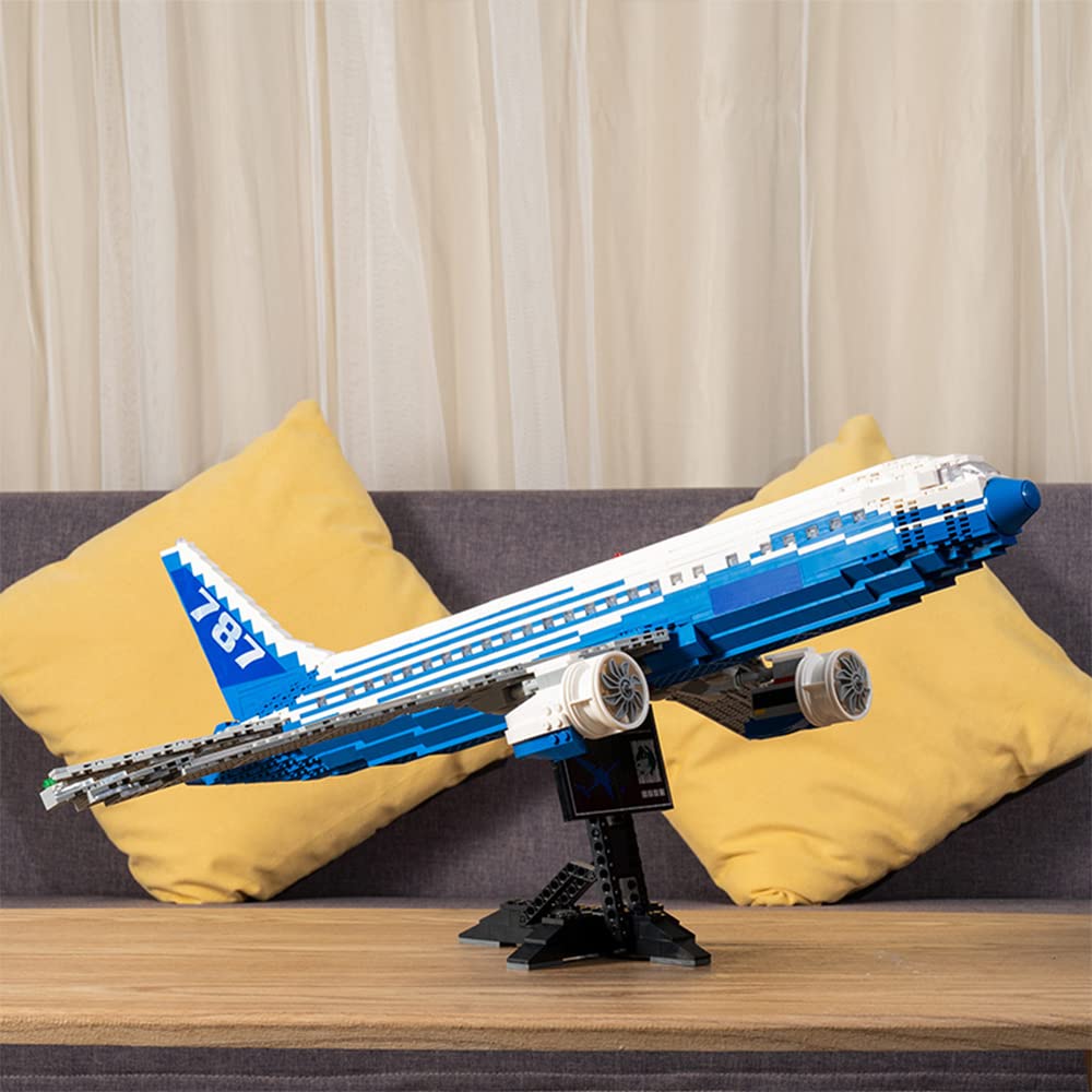 DAHONPA Airplane Series Boeing 787 Building Blocks Set with 1350 Pieces