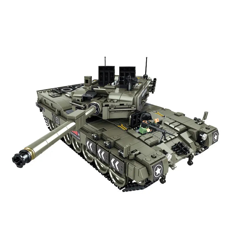 DAHONPA Military Series Leopard 2 Main Battle Tank Building Blocks Set with 1747 Pieces DAHONPA