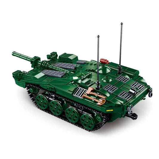 DAHONPA Military Series Stridsvagn 103 Tank Army Building Blocks Set with 692 Pieces DAHONPA