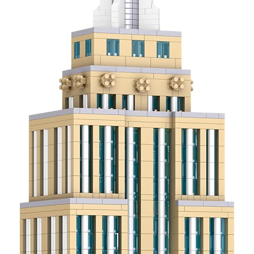 DAHONPA Architecture Series Empire State Micro Mini Building Blocks Set with 3819 Pieces
