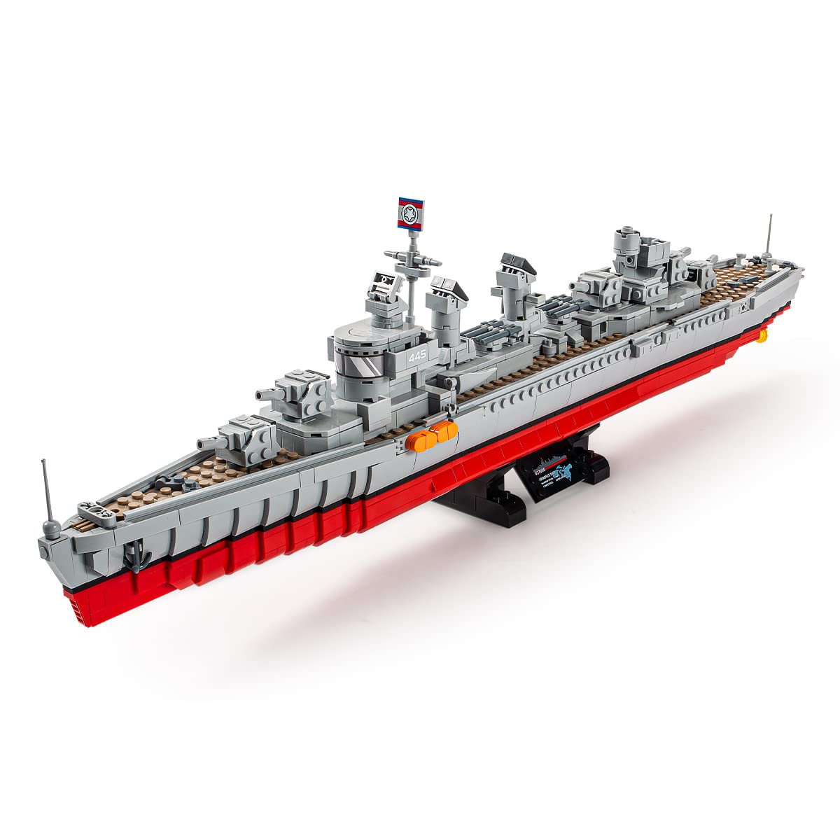 DAHONPA Fletcher Class Destroyer Building Blocks Toy Set with 1338 Pieces