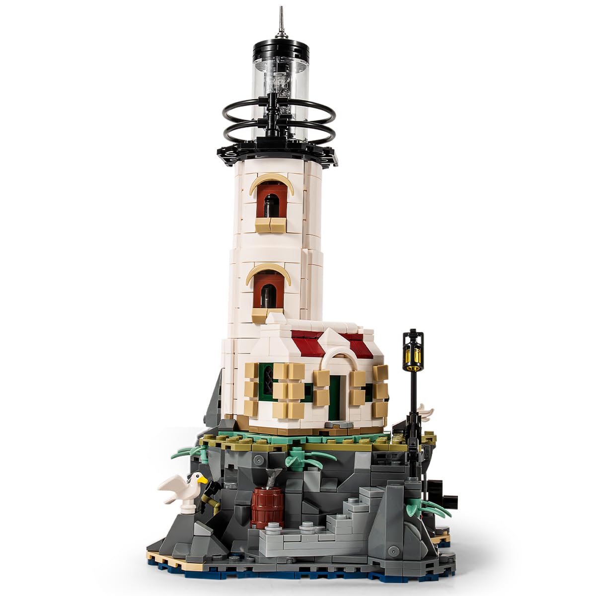 DAHONPA Lighthouse Building Block Sets with Glowing Lighting with 1092 Pieces