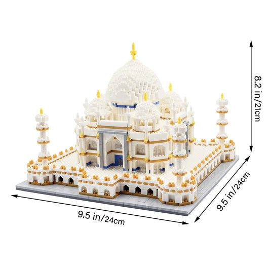 DAHONPA Architecture Series Taj Mahal Micro Mini Building Blocks Set with 4000 Pieces OXCTOY