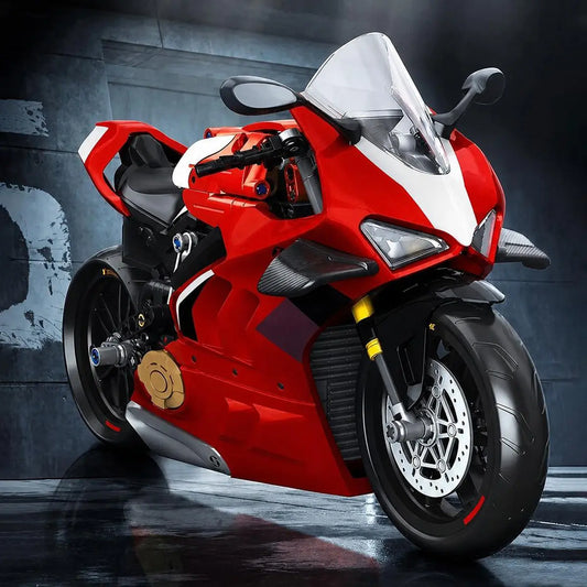 Racing Motorcycle Building Blocks | DAHONPA 642-Piece Racing Motorcycle Building Block Model – Detailed Collectible Set DAHONPA