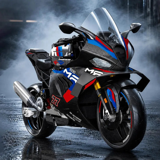 Adult Motorcycle Model Kit | 1:8 Racing Bike Building Set | DAHONPA DAHONPA