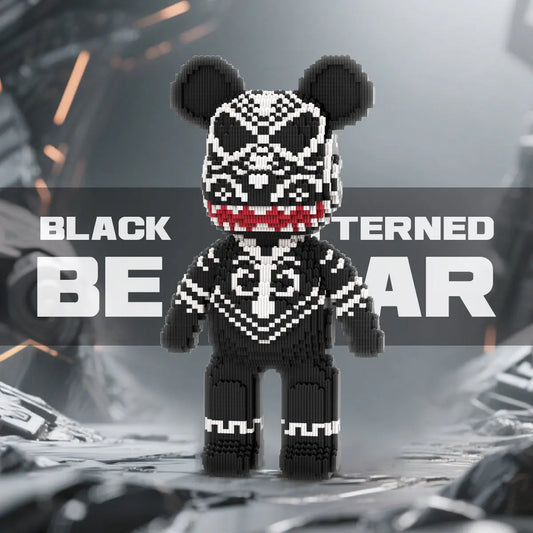 DAHONPA Dark Tribal Totem Warrior Bear Micro Building Blocks Set (6882 PCS) – DIY Cool Trendy Collectible Figurine Toy for Kids & Adults DAHONPA