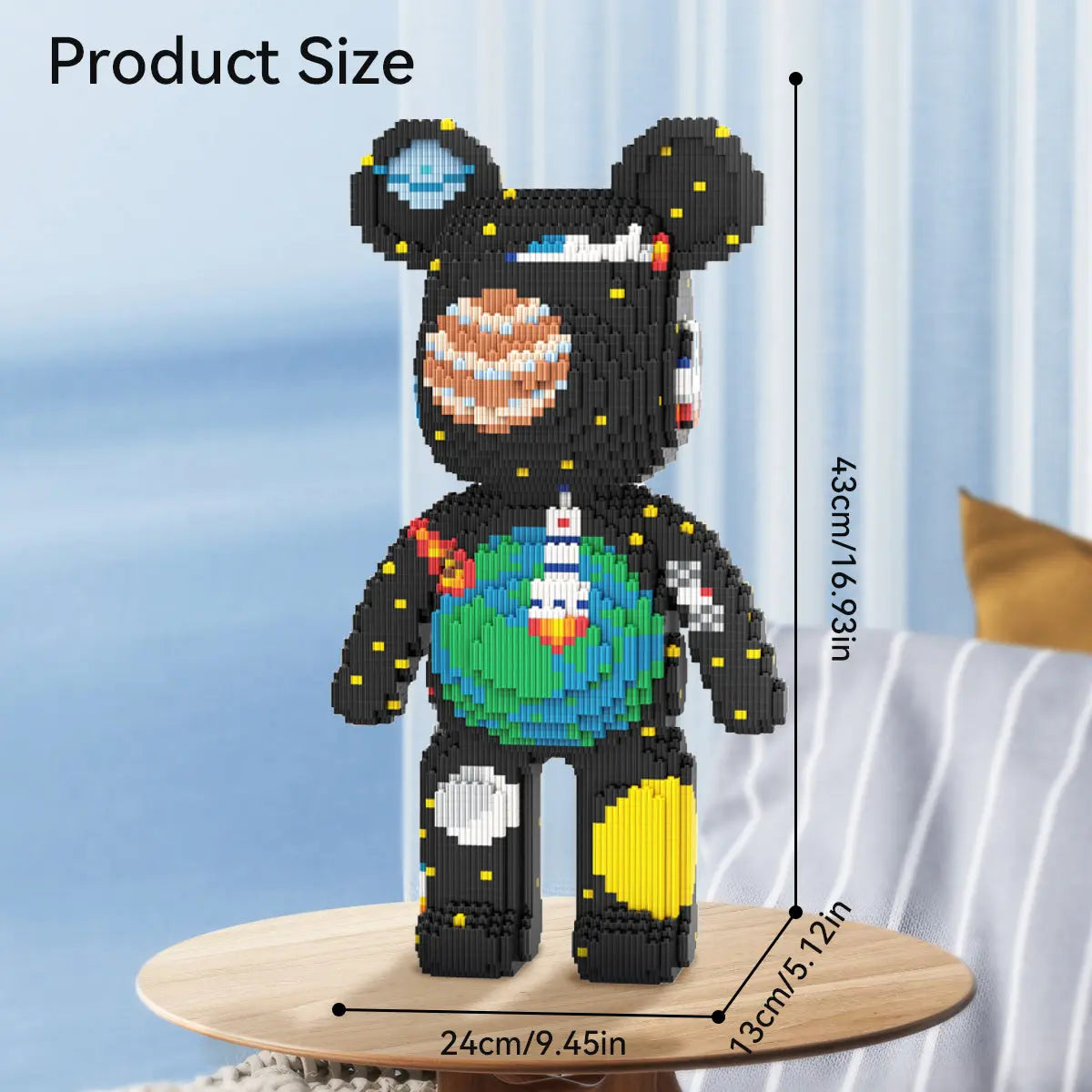 DAHONPA Animal Space Bear Micro Building Blocks for Adults (5800 PCS), Bear Bricks Set Creative Home & Office Decor, Gift for Adults and Kids DAHONPA