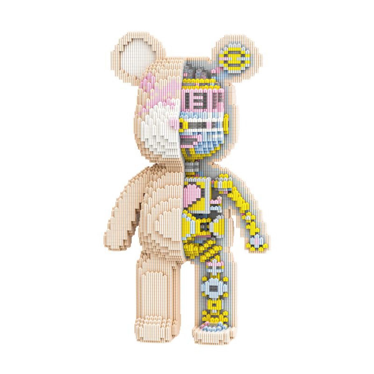 DAHONPA Animal Mechanical Dissection Bear Micro Building Blocks Set with Drawer(7220PCS), Personalized Decoration, Gift for Adults and Kids