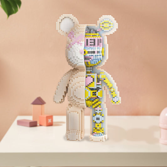 DAHONPA Animal Mechanical Dissection Bear Micro Building Blocks Set with Drawer(7220PCS), Personalized Decoration, Gift for Adults and Kids DAHONPA