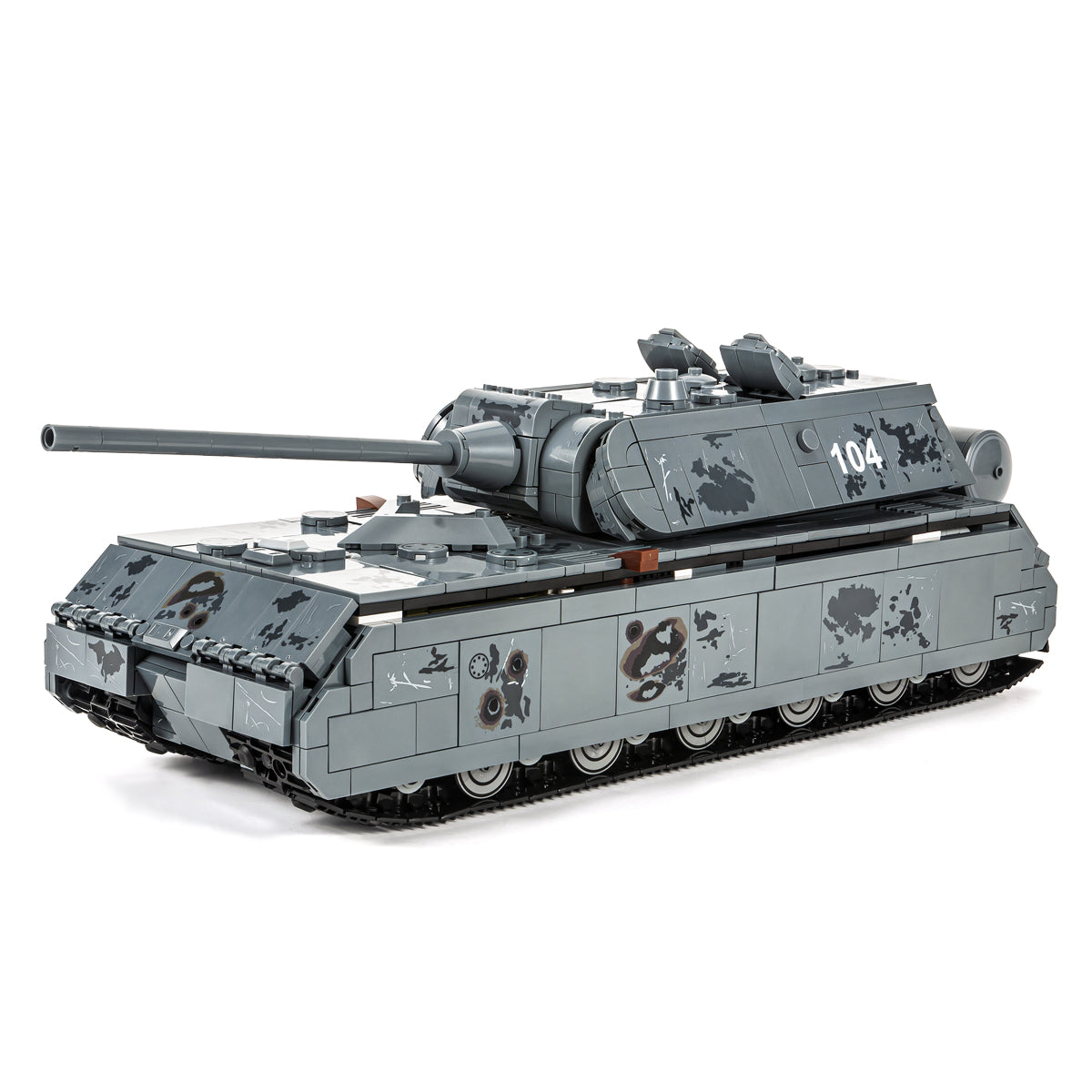 DAHONPA Military Series Panzer VIII Maus Tank Building Blocks Set with 2300 Pieces