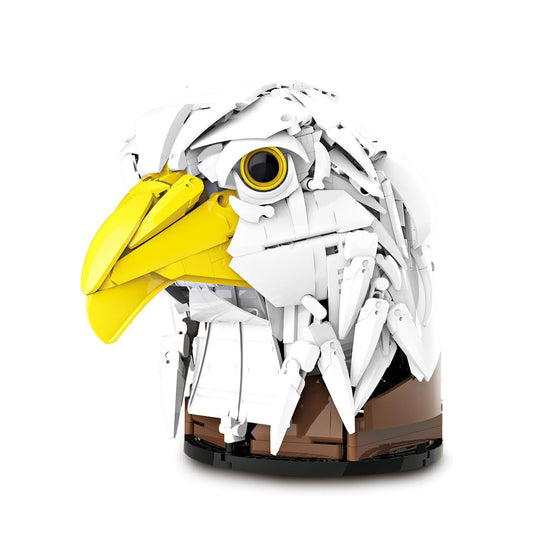 DAHONPA Eagle Head Creative Decoration Series Animal Building Blocks Set（1082 PCS） Gift for Adults and Kids, Room Desk Decor or Wall Hanging