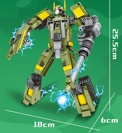 DAHONPA Tank & Transformers Building Blocks 1 change 1 Disassembly Block Deformation with 545 Pieces
