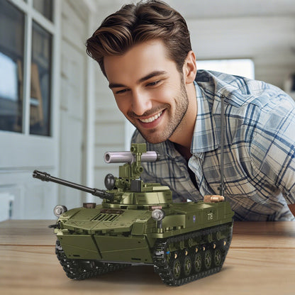 DAHONPA BMD-2 Military Tank Building Blocks Set | Armored Vehicle Kit