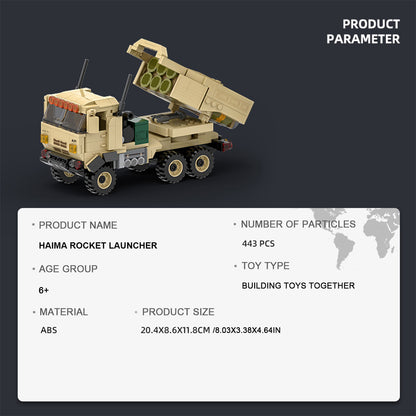 DAHONPA M142 HIMARS Rocket Launcher Building Blocks Kit