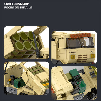 DAHONPA M142 HIMARS Rocket Launcher Building Blocks Kit
