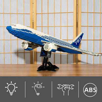 DAHONPA Airplane Series Boeing 787 Building Blocks Set with 1350 Pieces