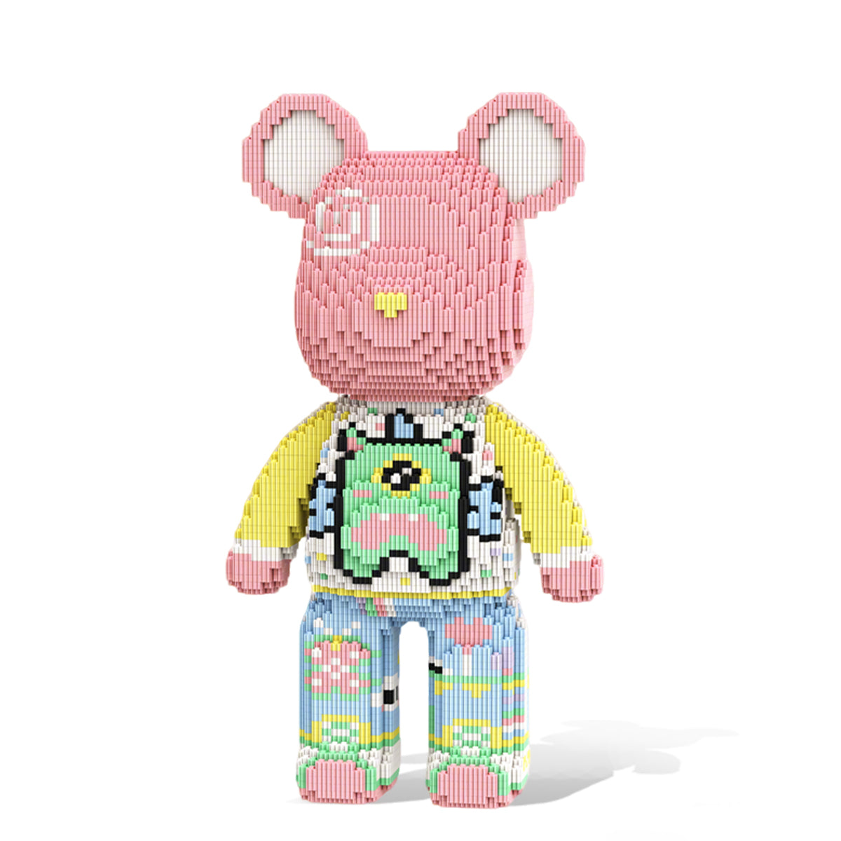 DAHONPA Cool Graffiti Monster Bear Micro Building Blocks Set (5700 PCS) – DIY Childlike Trendy Bear Figurine Toy for Kids & Adults