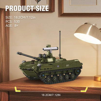 DAHONPA BMD-2 Military Tank Building Blocks Set | Armored Vehicle Kit