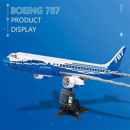 DAHONPA Airplane Series Boeing 787 Building Blocks Set with 1350 Pieces