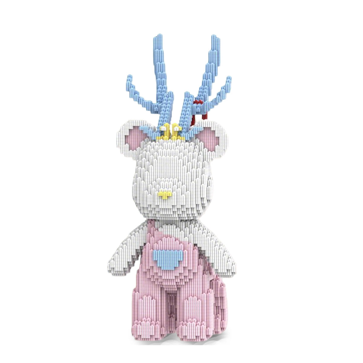 DAHONPA Dragon Horn Bear Micro Building Blocks Set (4750 PCS) – DIY Cute Trendy Bear Figurine Toy for Kids & Adults