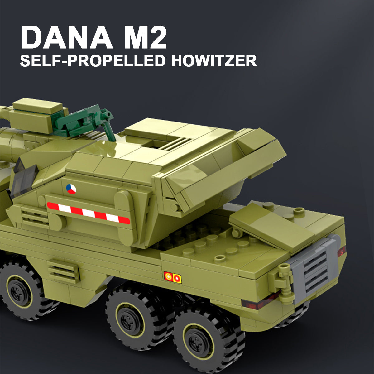 DAHONPA DANA M2 Howitzer Building Blocks Kit | Military Model