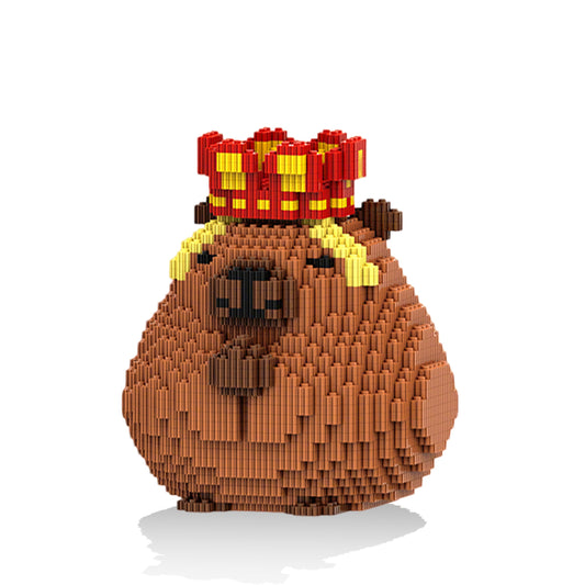 DAHONPA Animals Series Capybara Toy Micro Building Block Set, 1780 Pieces with Tang Seng's Costume Design, Special Decoration Present for Adults