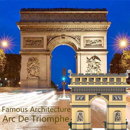 DAHONPA Architecture Series Arc De Triomphe Micro Mini Building Blocks Set with 2020 Pieces