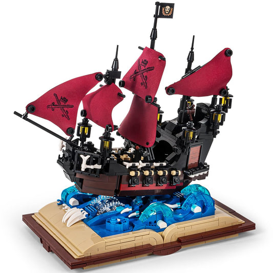 DAHONPA Grimoire Series Queen Anne's Revenge Ship Building Blocks Set with 966 Pieces