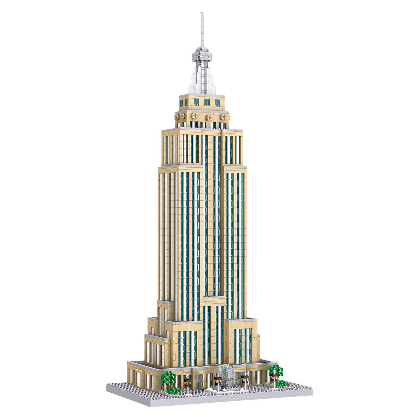 DAHONPA 建筑帝国大厦微积木套装（3819PCS） - 世界著名建筑模型玩​​具礼物送给儿童和成人