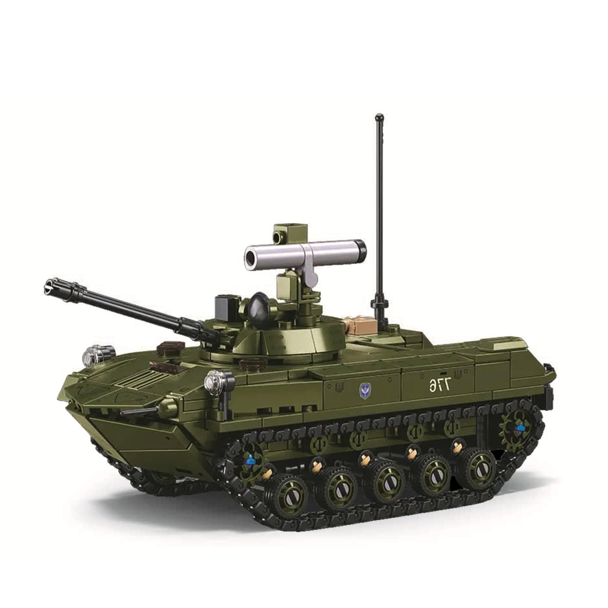 DAHONPA BMD-2 Military Tank Building Blocks Set | Armored Vehicle Kit