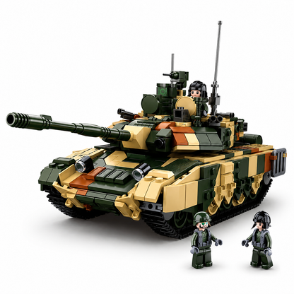 DAHONPA T-90MS Tank Building Blocks Kit | Military Model