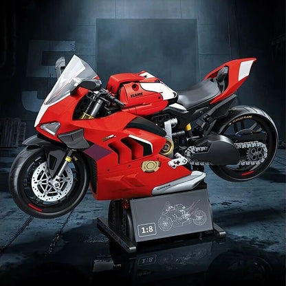 DAHONPA 642-Piece Racing Motorcycle Building Block Model – Detailed Collectible Set