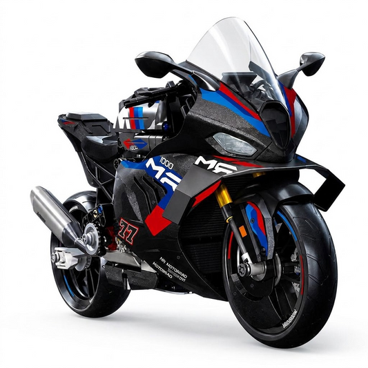 DAHONPA 1:8 Scale Racing Motorcycle Building Block Set, 655 Pieces Advanced Model Kit for Adults & Collectors DAHONPA