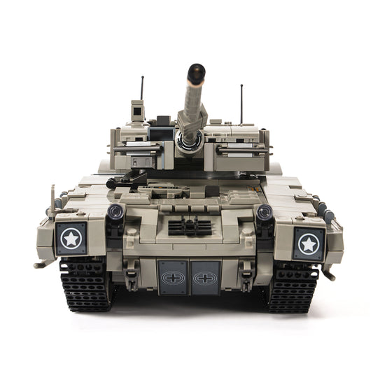 DAHONPA Leopard 2 主战坦克积木（1747 件），二战军事历史收藏坦克模型，带 5 个士兵人物，儿童和成人玩具礼物。 