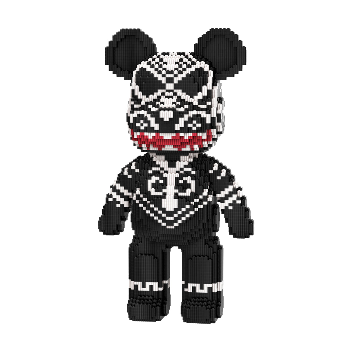 DAHONPA Dark Tribal Totem Warrior Bear Micro Building Blocks Set (6882 PCS) – DIY Cool Trendy Collectible Figurine Toy for Kids & Adults