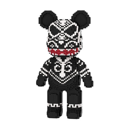 DAHONPA Dark Tribal Totem Warrior Bear Micro Building Blocks Set (6882 PCS) – DIY Cool Trendy Collectible Figurine Toy for Kids & Adults