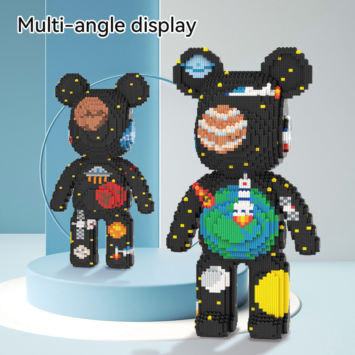 DAHONPA Animal Space Bear Micro Building Blocks for Adults (5800 PCS), Bear Bricks Set Creative Home & Office Decor, Gift for Adults and Kids