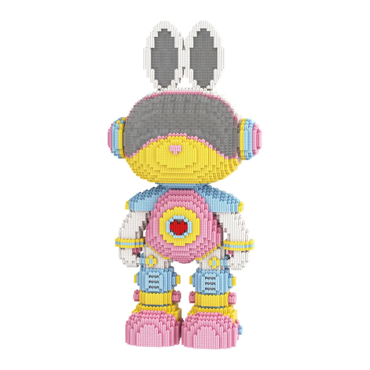 DAHONPA Pink Interstellar Girl Rabbit Micro Building Blocks Set (8800 Pieces), Contrast Color Design, Decoration Present for Lovers Men & Women DAHONPA