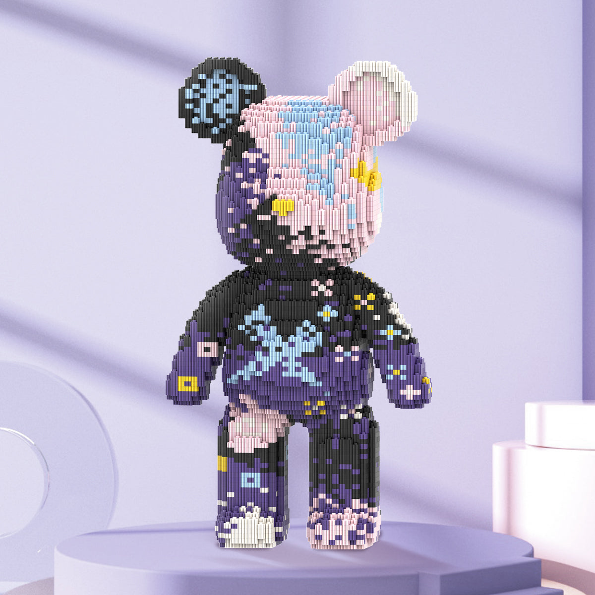 DAHONPA Night Fantasy Butterfly Bear Micro Building Blocks Set (5600 PCS) – DIY Mysterious Style Trendy Collectible Figurine Toy for Kids & Adults