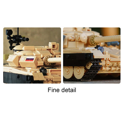 DAHONPA T-72B3 Main Battle Tank Building Blocks Set | Military Tank Model Kit for Adults