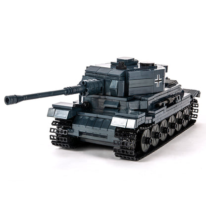 DAHONPA Military Series Tiger I Tank PzKpfw Ⅵ Building Blocks Set with 1150 Pieces
