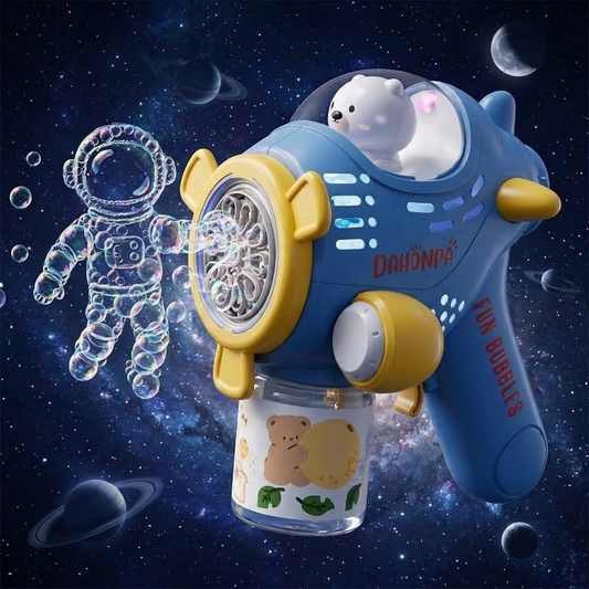 DAHONPA Astronaut Bear Bubble Gun for Kids - Automatic Bubble Blower for Outdoor Fun & Party Toys DAHONPA